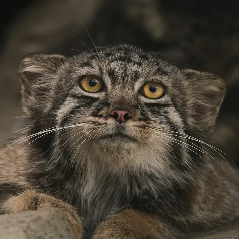 神戸どうぶつ王国のマヌルネコのテル