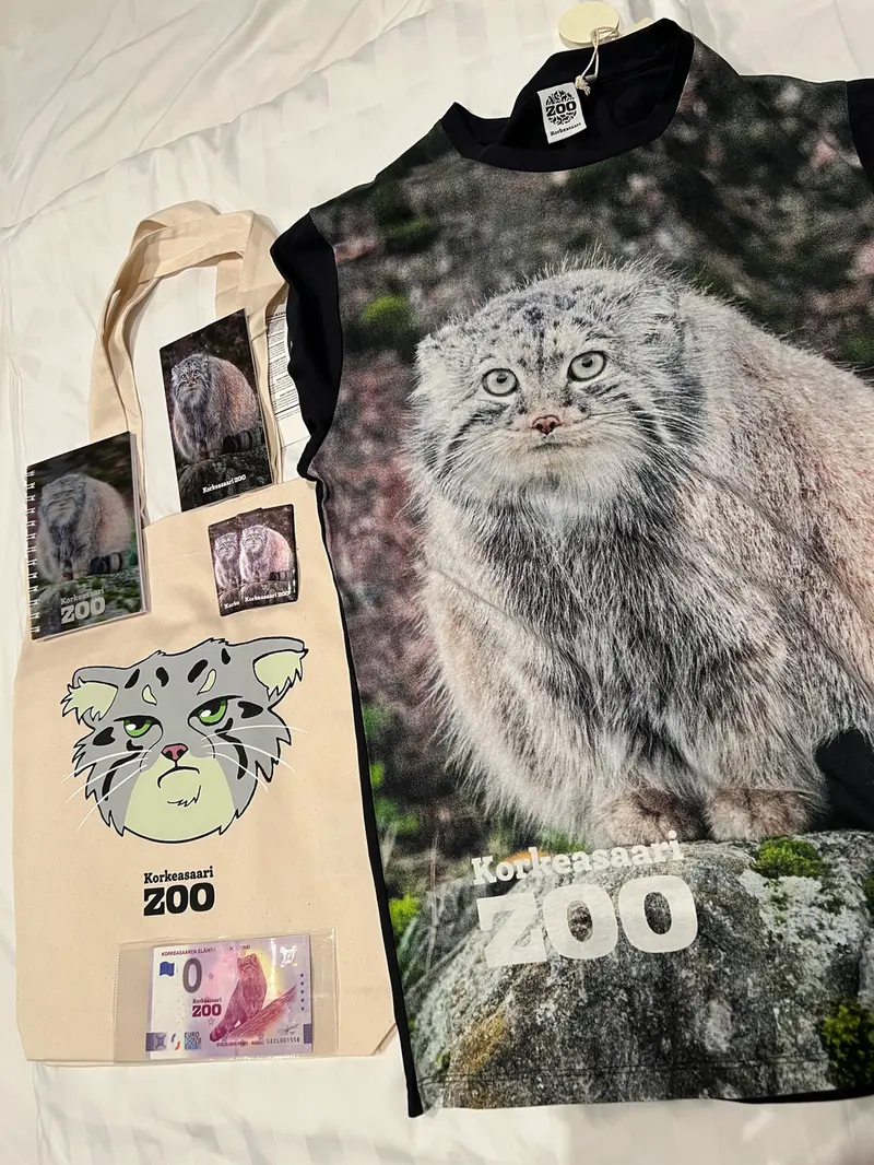 コルケアサーリ動物園のマヌルネコの写真